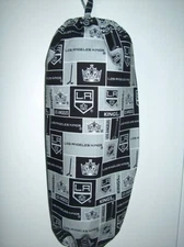 Plastic Bag Holder/Dispenser, Handmade, NHL HOCKEY LOS ANGELES  KINGS 17"