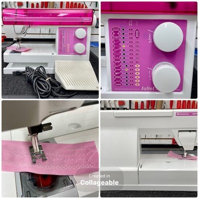 *Viking Juliet Sewing Machine w Foot Control, Accessories- WORKING