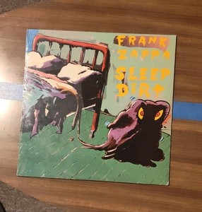 33rpm FRANK ZAPPA sleep dirt(1979)DISCREET DSK2292, STILL IN PARTIAL INITIAL RAP