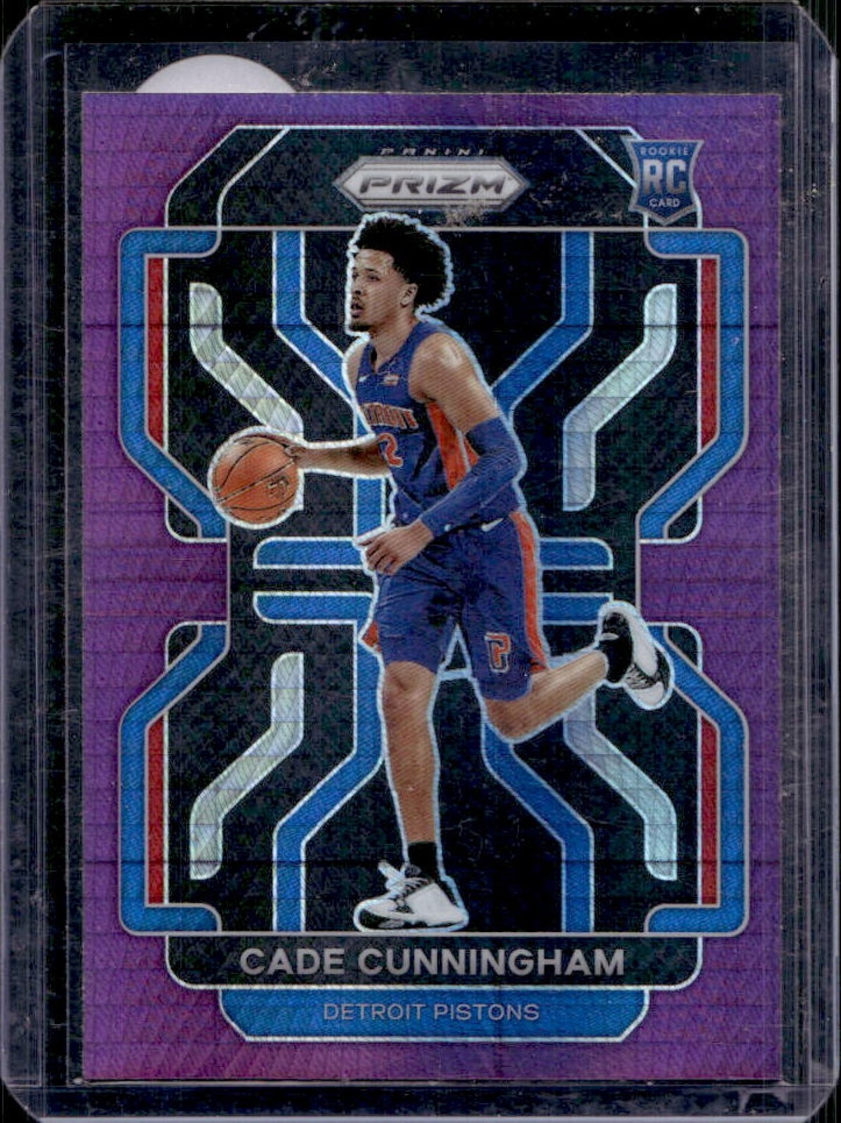 2021-22 Prizm Cade Cunningham RC Hyper Purple Rookie #282 Pistons