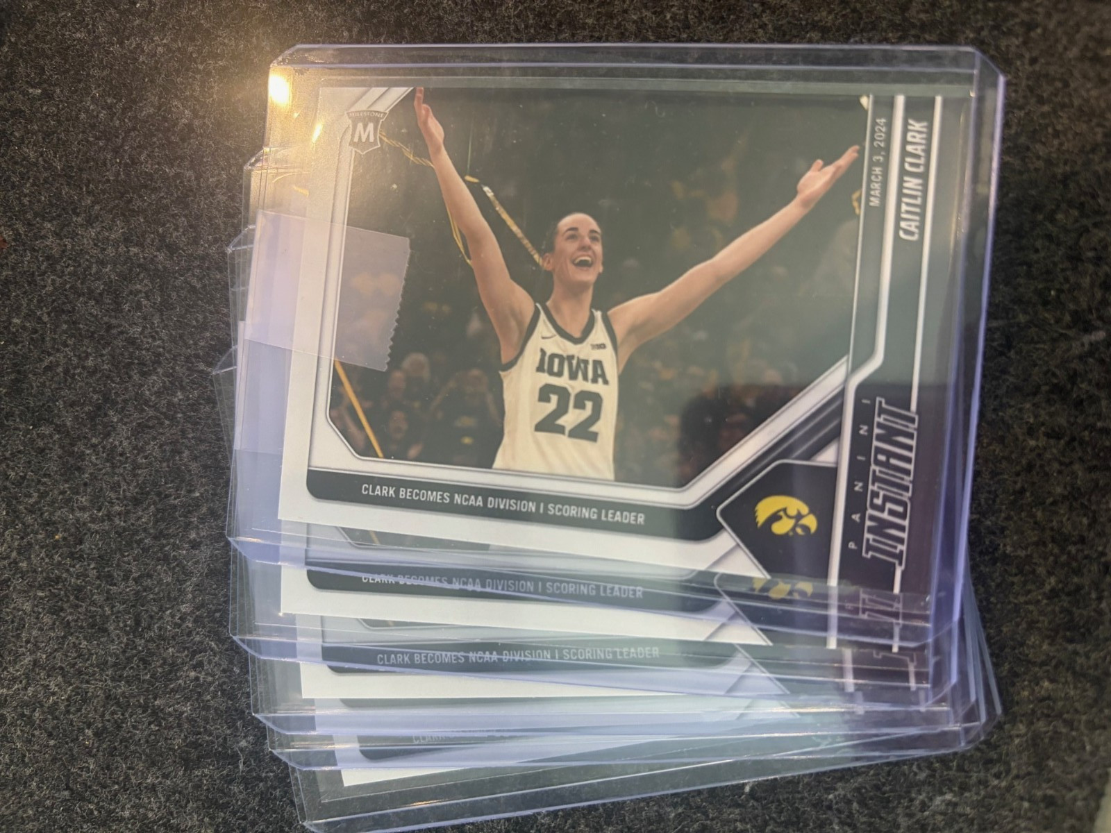 2024 PANINI INSTANT #49 CAITLIN CLARK BECOMES NCAA DIV 1 SCORING LEADER (5)