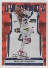 2020 Contenders Optic Uniformity Red Cracked Ice Prizm Donovan Mitchell #13 01su