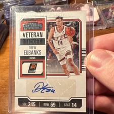 Panini Contenders 2023-24 Veteran Ticket Auto Drew Eubanks #VTR-DES Suns