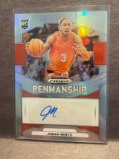 2024-25 Panini Prizm Draft Picks - Penmanship Judah Mintz #P-JMZ Silver Prizm...