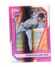 Owen Kellington 2021 Panini Elite Extra Edition #10 Pink  Pittsburgh Pirates