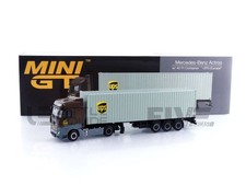 MINI GT 1/64 - MERCEDES-BENZ ACTROS + 40 FT CONTAINER UPS - 2023 MGT00705-L