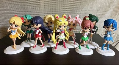 Sailor Moon Qposket Figure Lot 9+1 w/ Boxes Banpresto