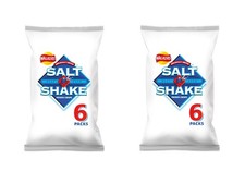 2 x 6pk - Walkers Salt & Shake Potato Crisps Ideal For Lunchtimes & Snacks