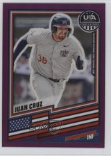 2026 Panini Stars & Stripes Prizm Purple Prizm /199 Juan Cruz #24 0xr1