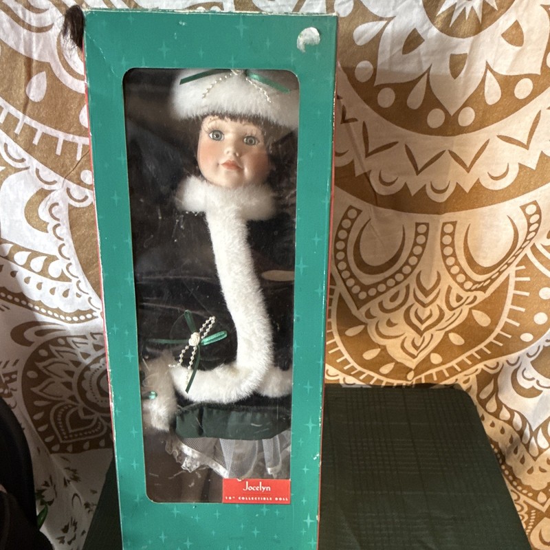 Jocelyn 14in Porcelain Collector Doll Original Box w/ Outfit