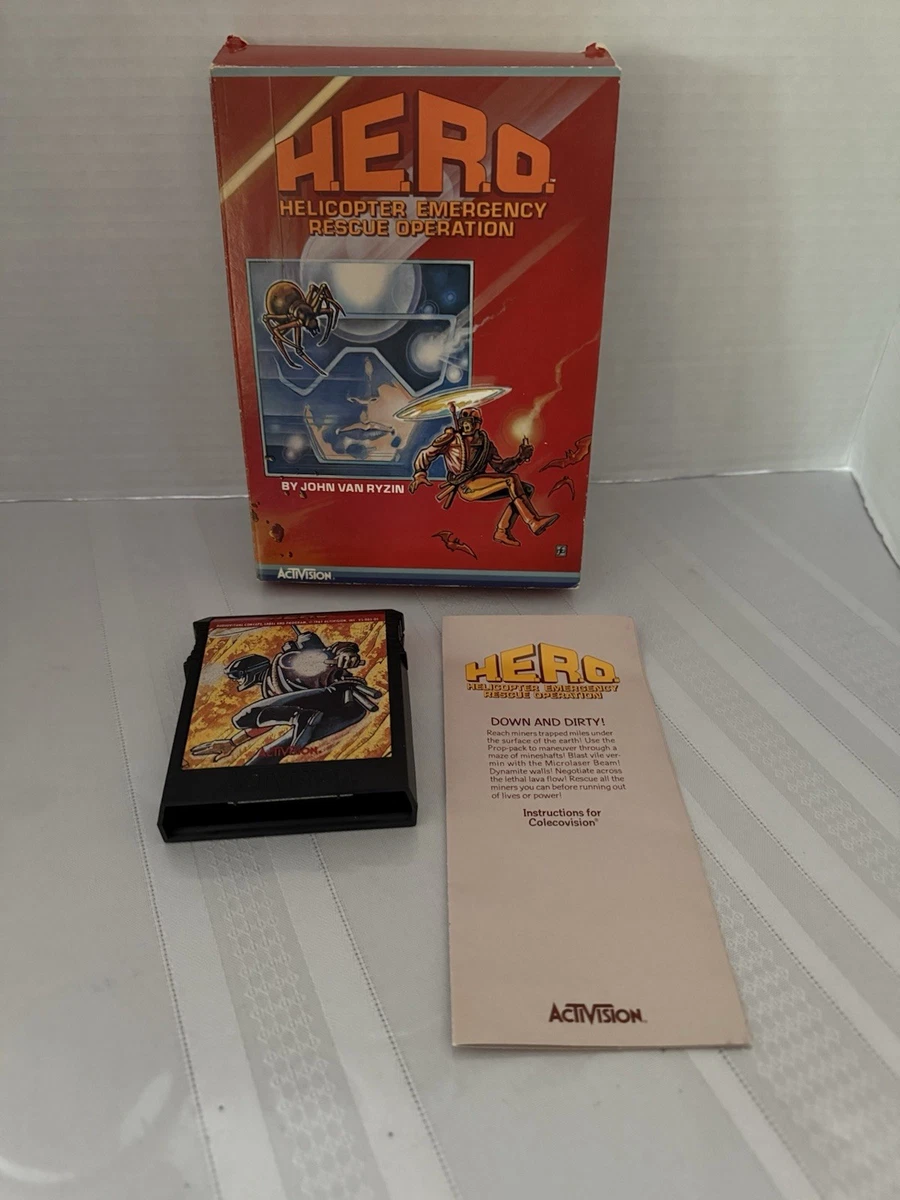 Atari 2600 VCS H.E.R.O. HERO 1990 Original Edition complet en bon état