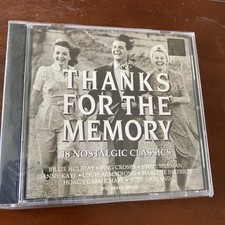 Various Artists - Thanks for the Memory CD SEALED LIKE NEW