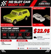 1970 Gmc Jimmy Truck Slot Car Body Kit Fits T-jet Chassis Not Inc.