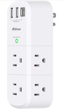 Rotating Outlet Extender 6 AC Multi Plug Wall...