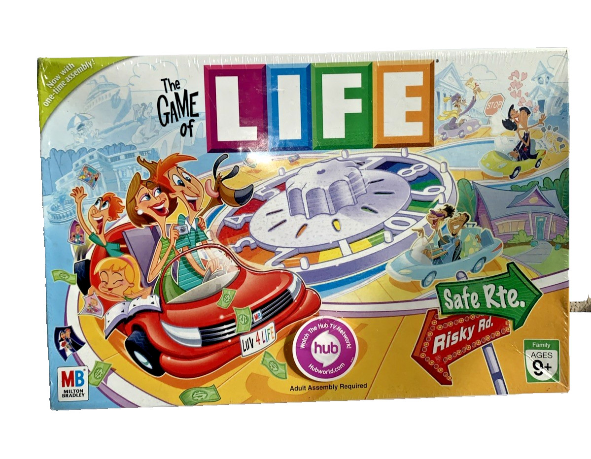 Of Life Board Game Hasbro Milton Bradley 2007 New Sealed Fam