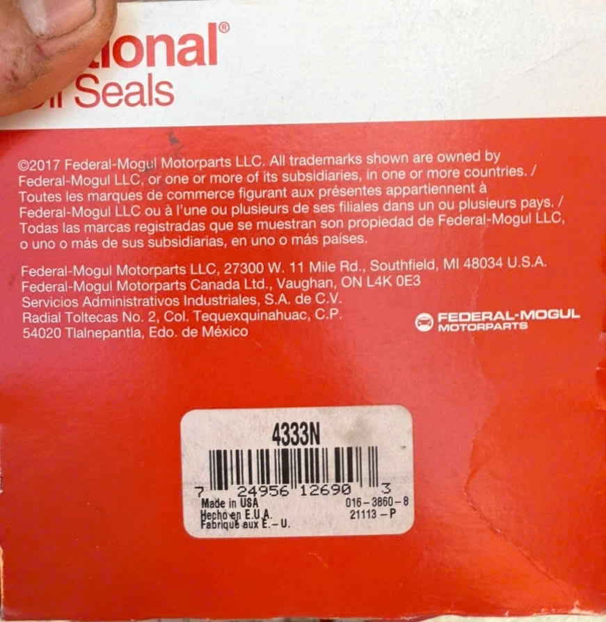 Sello de eje de salida de caja de transferencia para Lincoln Navigator Mark LT NATION 1998-2019 Foto 2 de 2