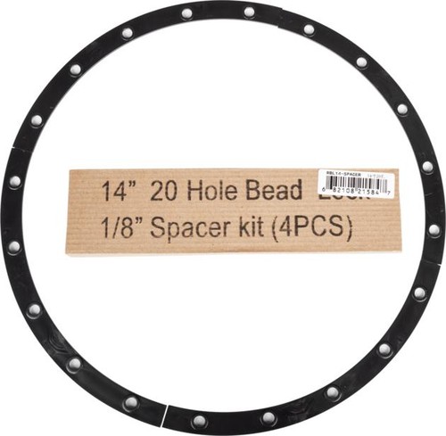 Raceline 20-Hole Beadlock Ring Spacer 14" Black