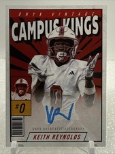 2025 Onyx Vintage Football - CAMPUS KINGS on card AUTO - Keith Reynolds 43/50