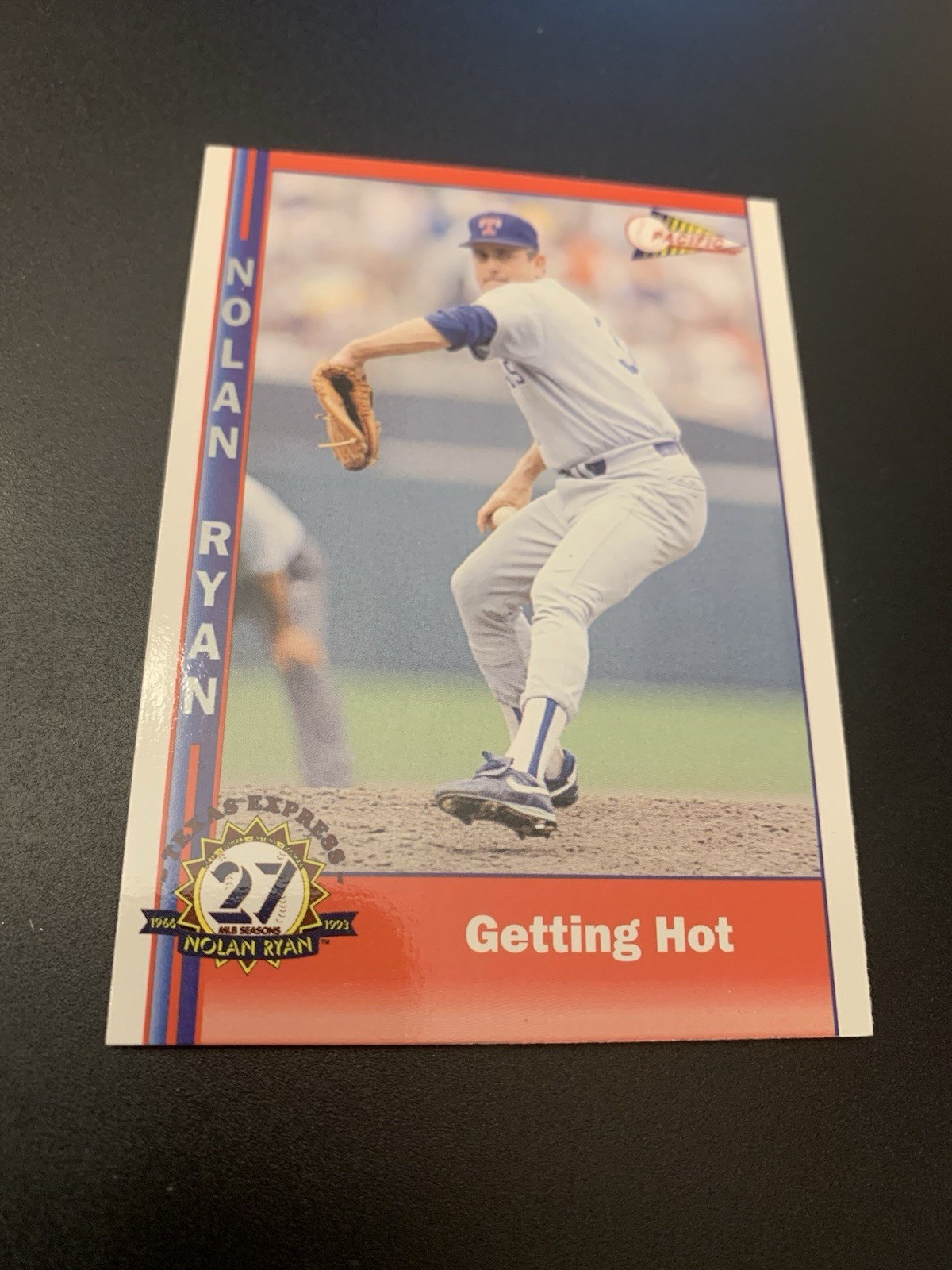 1993 Pacific Texas Express #224 Getting Hot Nolan Ryan Rangers NM