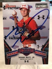 Bowman 2018 Under Armor All-American In Person Auto #UAA-20 Bobby Witt Jr.