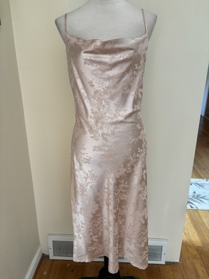 Kiss The Sky Adora pale mauve rose satin lace-up back midi slip dress sz M | eBay Kiss The Sky Adora pale mauve rose satin lace-up back midi slip dress sz M | eBay