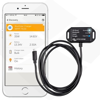 Bluetooth Smart Dongle MPPT Laderegler Spannungswandler Victron VE.Direct