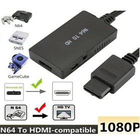 N64 To HDMI Converter Adapter HD Link Cable For Nintendo Gamecube Super NES SNES