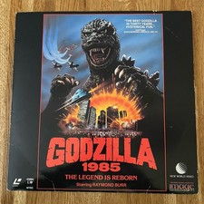 Godzilla 1985 Laserdisc RARE Raymond Burr New World Video Monster Cult Japan LD 