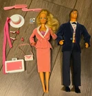 Vintage 1984 BARBIE Day To Night Dolls Barbie And Ken Accessories Box *Read