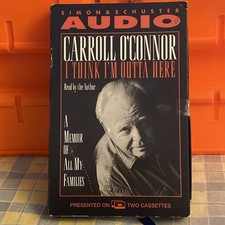 A Memoir Read By Carroll O'Connor All In The Family Archie Bunker AudiobookTapes