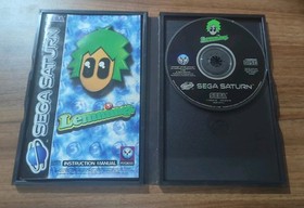 Lemmings 3D Sega Saturn PAL complete with manual