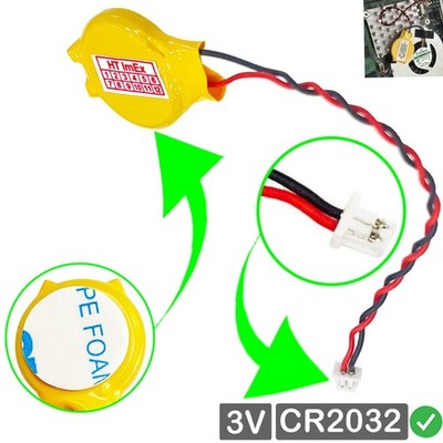 CMOS CR2032 Batterie mit Stecker kabel für Dell Alienware X51 R2 0PGRP5 MS-7796
