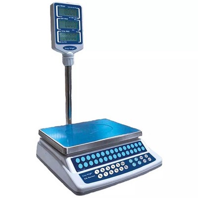 Skyfood CK-P30PLUS Scale   30 lb Capacity, 9''x12'' Stainless Steel Platform, 6...