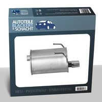 Auspuff Endtopf für Fiat 500 + C