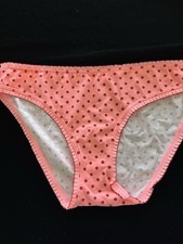 Victoria s Secret Vintage 2013 Cotton Bikini Panty Polka Dot Large NWOT