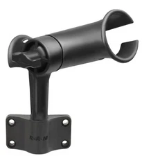 RAM Tube Jr. Fishing Rod Holder with 4" Spline Post and Bulkhead Base