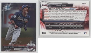 2017 Bowman Draft Chrome Ronald Acuna Jr Ronald Acuna #BDC-39