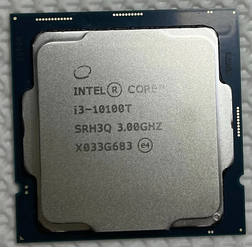 CPU INTEL CORET i3-10100T CPU Intel Core i3-10100T 10th Gen 3.0GHz 4-Cores 6MB LGA1200 35W SRH3Q