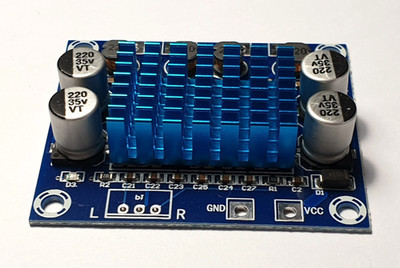 Digitale Stereo-Verstärkerplatine - 2 x 30 W - 8 V-26 V Eingang - PCB-Modul - UK kostenloser Versand