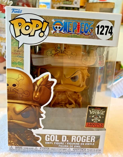 2024 New Funko Funtastic Voyage ONE PIECE *GOLD D ROGER* Gold Show Edition 3400