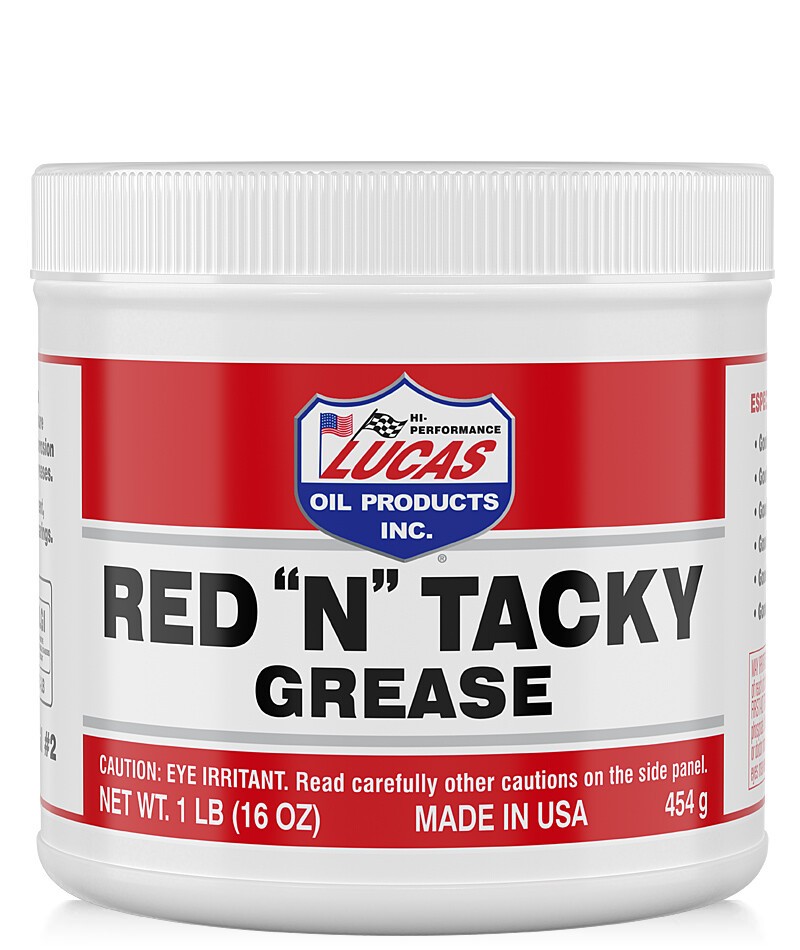 Lucas Oil 10574 RED 'N' TACKY #2 GREASE 1LB TUB