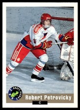 1992-93 Classic Draft Picks ROBERT PETROVICKY #6 Czechoslovakia