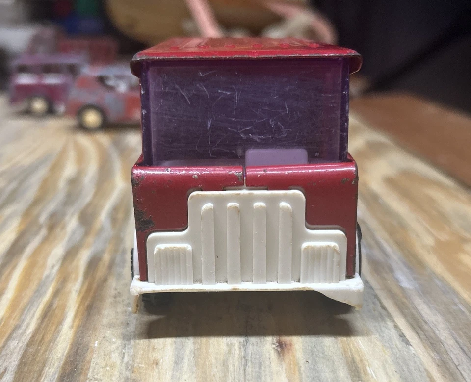 Unidad de emergencia de rescate eléctrica Buddy L vintage/roja/diecast/buen estado Foto 2 de 4