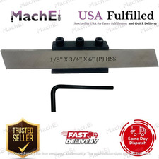 MachEl Parting Cut-Off Tool Holders for Metal Lathe Machines (12mm Shank, 3/4"