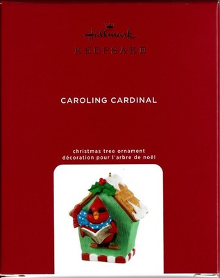 CAROLING CARDINAL 2020 HALLMARK MAGIC SOUND KEEPSAKE ORNAMENT NEW