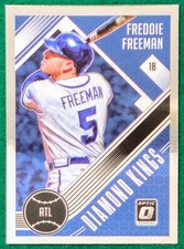 Freddie Freeman - 2018 Donruss Optic #23 - Braves Baseball Card - Diamond Kings