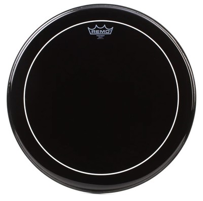 Remo Ebony Pinstripe Drumhead - 18''