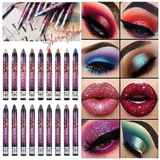 2 x Shockwave Eyeshadow Waterproof Long Lasting Metallic Shimmer Eye Makeup UK