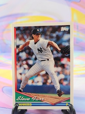 1994 Topps Baseball Card | Steve Farr | New York Yankees | #641