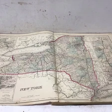 1876 Historical Atlas Of Genesee County New York, Map Of New York Frank A. Gray